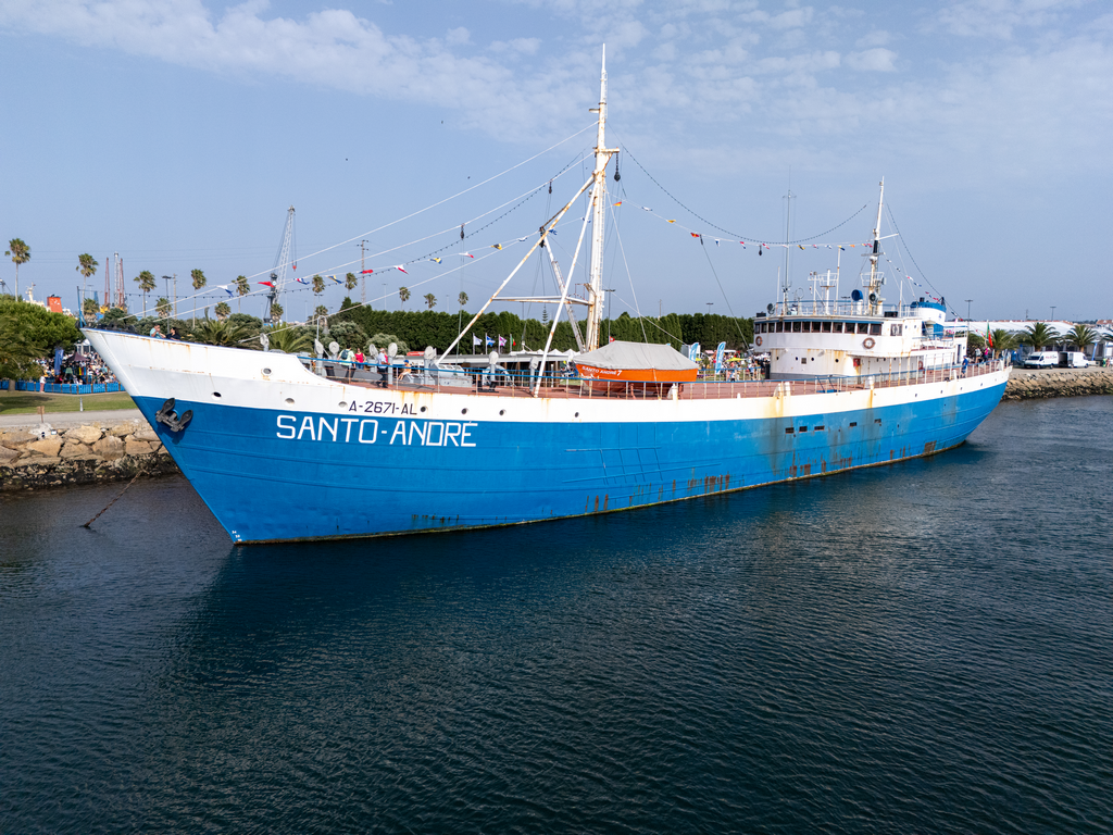 Navio-Museu Santo André encerra a visitas para trabalhos de manutenção